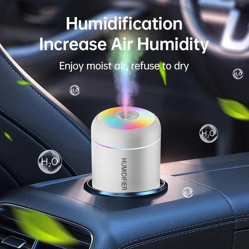 Mini Air Humidifier Usb Aromatherapy Diffuser 180ml Essential Oil Purifier Aromatherapy Spray Car Home Bedroom Led Quiet Desktop Lootquake LLC