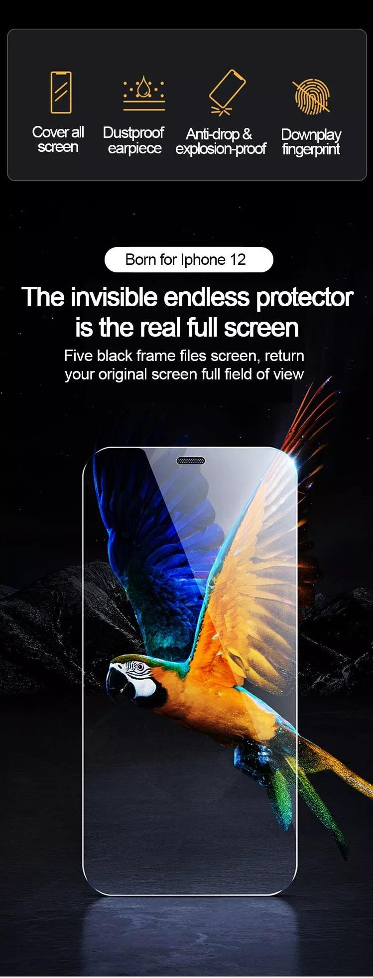 4PCS Tempered Glass for iPhone 11 12 13 Pro XR X XS Max Screen Protector on for iPhone 14 Pro Max Mini 7 8 6 6S Plus 5S SE Glass Tempered Glass Pad Full Screen Screen Protector Stevvex
