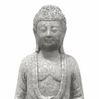 Buddha Statue Hand Carved Buddhism Decorative Figurine Buddha Sculpture for Living Room Home Shop Tabletop Indoor Outdoor Lootquake LLC