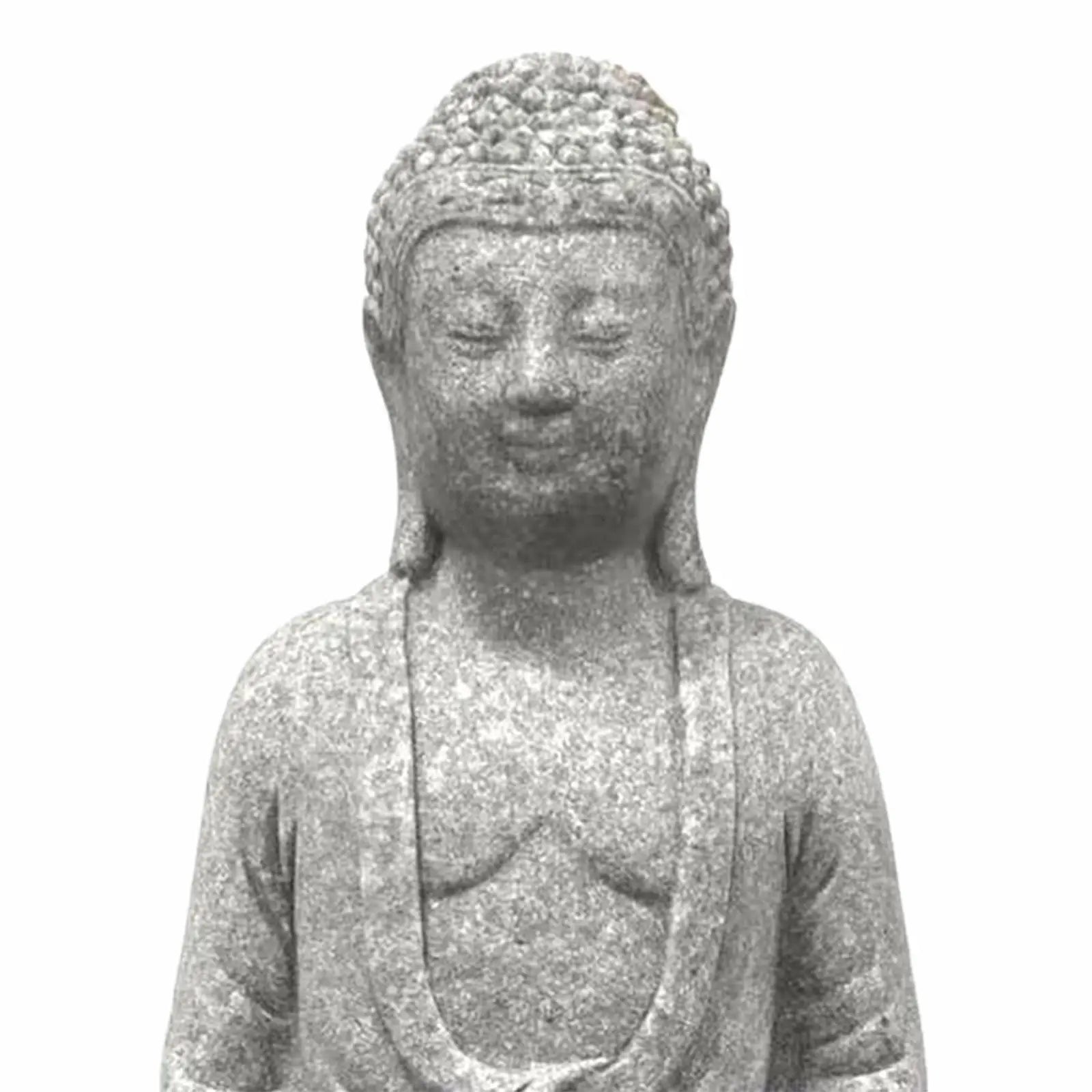 Buddha Statue Hand Carved Buddhism Decorative Figurine Buddha Sculpture for Living Room Home Shop Tabletop Indoor Outdoor Lootquake LLC