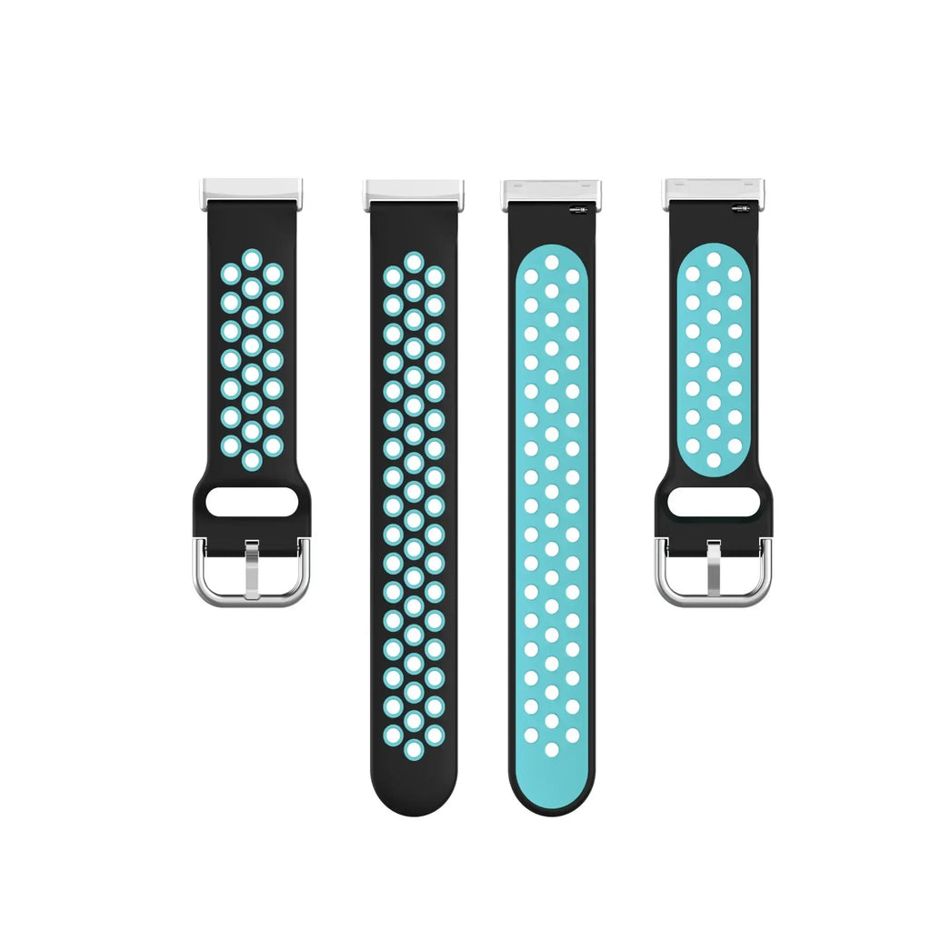 Fitbit Versa & Sense Silicone Band - Breathable Stylish Straps - SJB-DIAMOND ELITES
