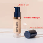 BEAUTY GLAZED 6 Color Liquid Foundation,Full Coverage, Long-Lasting, Waterproof, Natural Effect,Hydrating Lootquake LLC