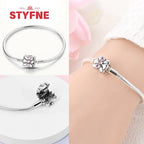 New 925 Silver Celtic Knot Snake Bone Lucky Eye Bracelet Fit Original Charming Bracelet Diy Fine Jewelry Gifts for Women