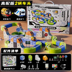 Magnetic Levitation Train Set for Kids, Montessori STEM Building Toy with Anti-Gravity Tracks, Educational Birthday Gift Pi-Mart