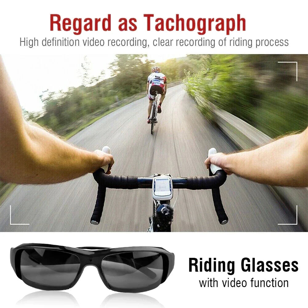 Glasses Camera HD 1080P Video Take Photo Outdoor Video Recorder Cycling Wearable Protable Mini Camera One Button Control Lootquake LLC