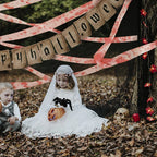 Haunted House Home Scene Decoration 3m/5m Halloween Bloody Gauze Bandage Warning Isolation Belt Horror Props For Halloween Party Lootquake LLC