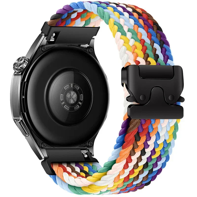Polar Nylon Braided Watch Band Parachute Buckle Comfort Fit Strap
