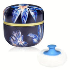 Powder Puff and Powder Container for Body Dusting Powder Case with Puff fo Women Loose Powder Containers with Puff for Travel Lootquake LLC