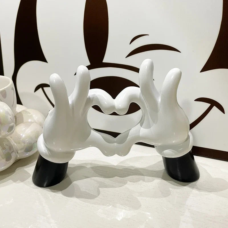 Aesthetic Hand Figurines Worship Money Creative Resin Sculpture Art Hand Statue Luxury Livingroom Decoration Desk Accessories Lootquake LLC