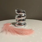 Small Sliver Disco Ball Vase Flower Planter Pot Table Decor Sculpture Table Centerpiece Home Decor Unique Housewarming Gift Pi-Mart