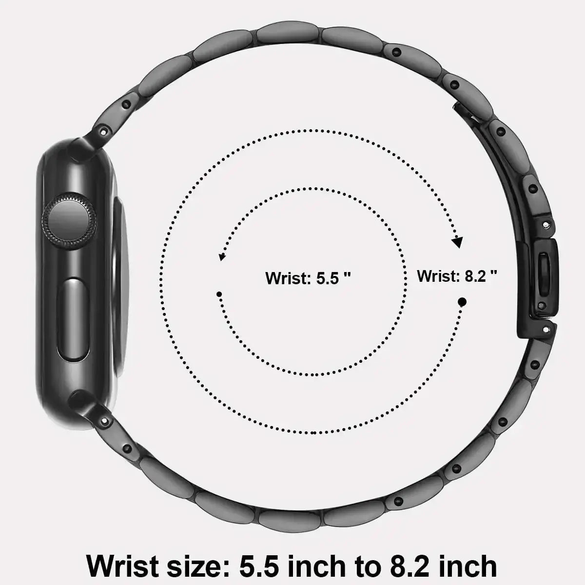 Apple Watch Stainless Steel Band - Sleek Durable Style - SJB-DIAMOND ELITES