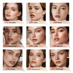 Lakerain Sunscreen Cushion Foundation  Waterproof Long-lasting Brighten Foundation Cream Women Base Makeup Face Korean Cosmetics