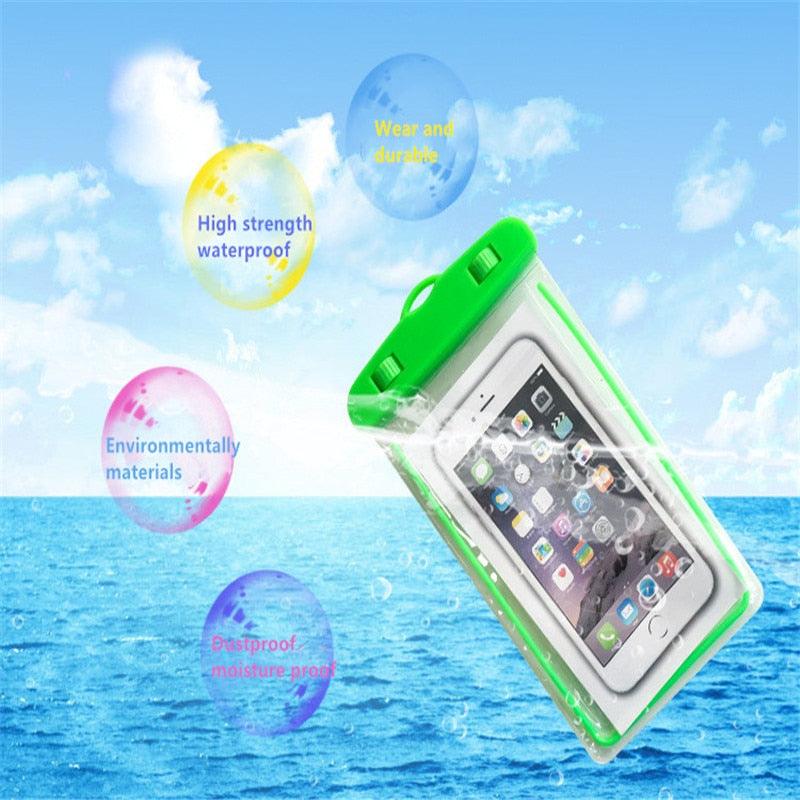Waterproof Phone Case Universal Mobile Cover case For iPhone 13 Pro Max Phone Bag Underwater Case Phone Plastic Waterproof Underwater Pouch for Mobile Phone Case & Strap Stevvex