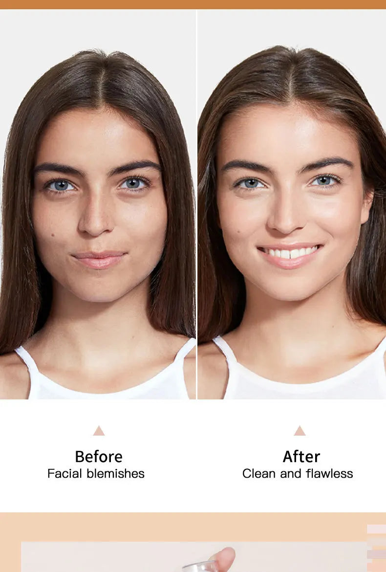 Liquid Foundation Effective Concealer Waterproof Sweat-resistant Makeup Professional Cosmetics Lootquake LLC