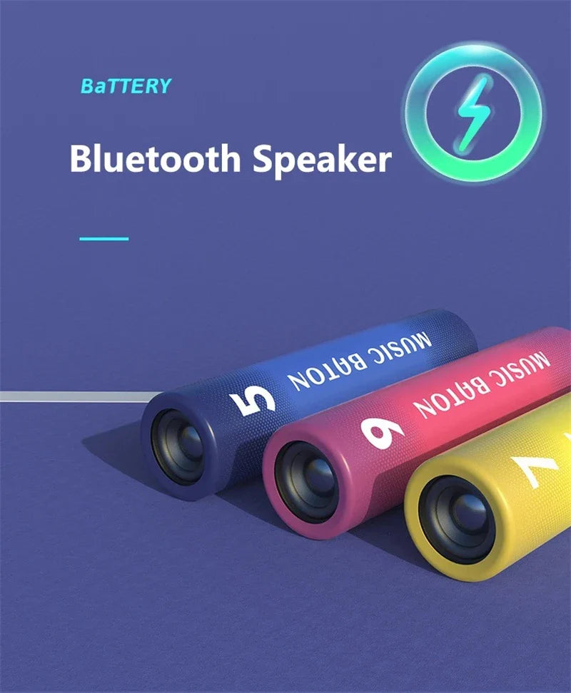 Portable Bluetooth 5.2 Speakers - True Wireless Subwoofer Outdoor Sound Box with Radio Support And 2000mA Power Bank Function Lootquake LLC
