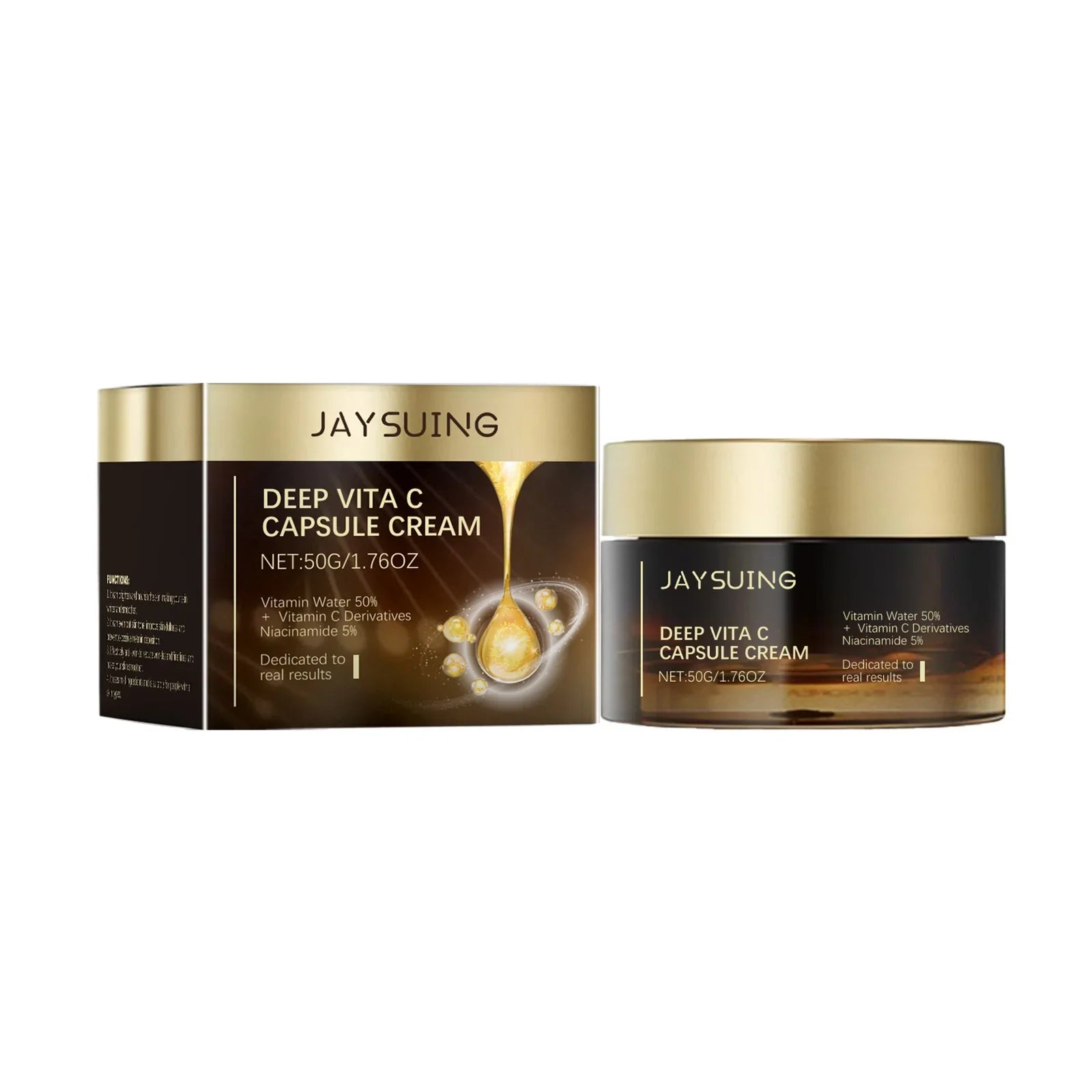 Vitamin C Facial Cream Brightening Lightening Improve Dullness Anti-Wrinkle Firming Moisturizing Hydrating Nicotinamide Skincare