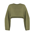 FitFlow Long Sleeve Crop Top THRIXINE