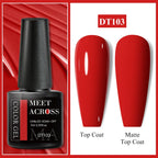 7ml Milky Jelly White Gel Nail Polish Natural Luster Long Lasting Nail Art All for Home DIY Manicure Soak Off UV LED Gel Vernis Lootquake LLC