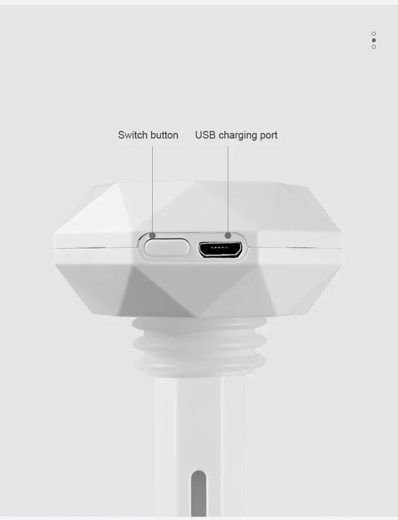 LED Lamp Air Humidifier USB Essential Oil Diffuser Car Purifier Aroma Anion Mist Maker with Romantic Light Portable Humidifier Lootquake LLC