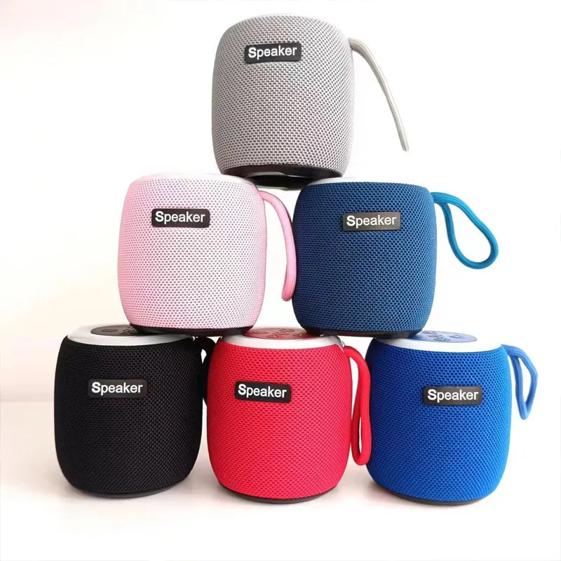 Outdoor portable wireless Bluetooth speaker, subwoofer, car and home with colorful lights, atmospheric small mini speaker Lootquake LLC