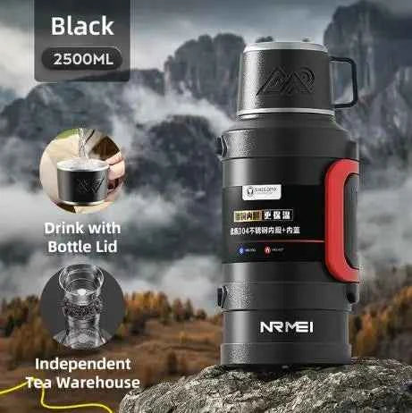SteelGuard: 72H Thermos Bottle - Portable & Durable THRIXINE