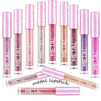 Matte Metallic Liquid Lipstick 12 Colors Waterproof Lasting Glitter Lip Gloss Shiny Shimmer Lip Tint Party Festival Lips Makeup Lootquake LLC