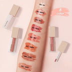 8 Color Non-stick cup Velvet Satin Gloss Lip glaze Mist Liquid matte lipstick Waterproof long-lasting color liquid Lootquake LLC