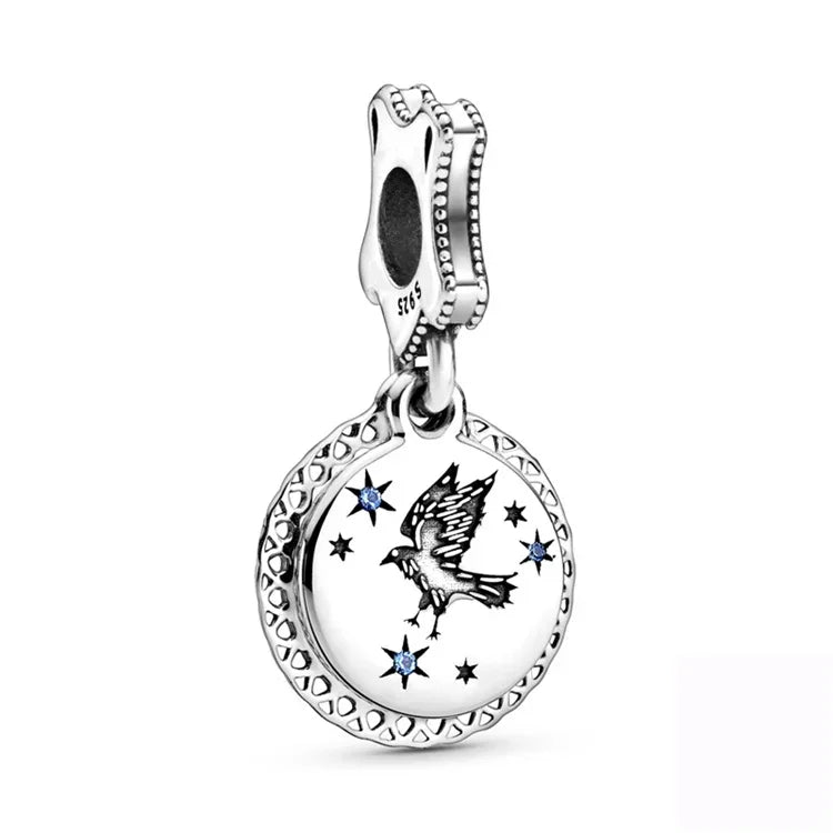 MINISO Charms Beads 925 Sterling Silver For 925 Original Harry 3mm Potter Bracelets Women Pendant DIY Jewelry Make Gifts Lootquake LLC