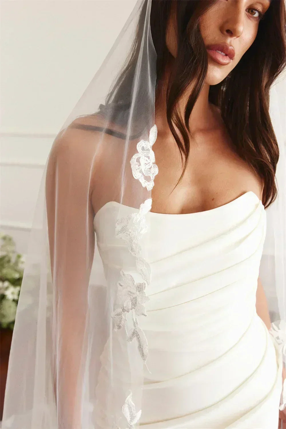 Maternity Mermaid Wedding Dress | Silk Satin Gown -femstylo