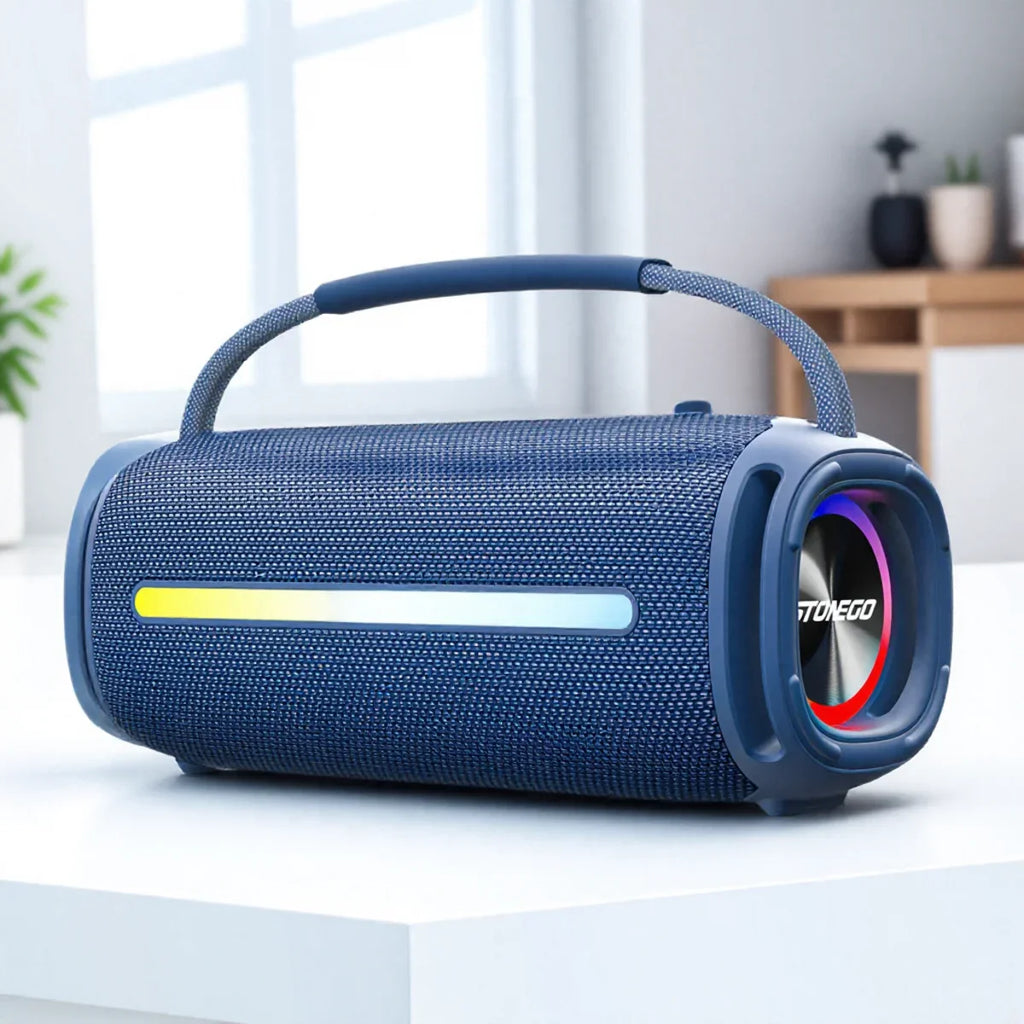 Outdoor Portable Bluetooth 53 Wireless Speaker IPX6 Waterproof High Power Audio RGB Lantern Subwoofer Lootquake LLC