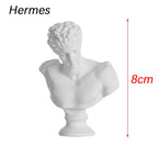 Mini Plaster Statue Greek Mythology Celebrities Famous Sculpture Figurine Drawing Practice Gypsum Bust Portraits Lootquake LLC