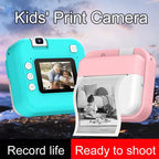Children Digital Camera Photography Instant Print Camera for Kids Thermal Print Camera Photo Printing Video Toys With 32G Card Lootquake LLC