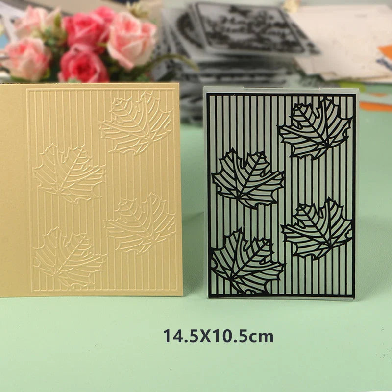 DUOFEN Crafts plastic embossing folder collection 2 paper embossing flower mold Christmas Birthday Easter day wedding Lootquake LLC