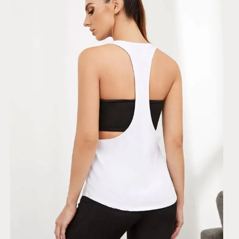 Women's Quick Dry T-Shaped Sports Vest THRIXINE