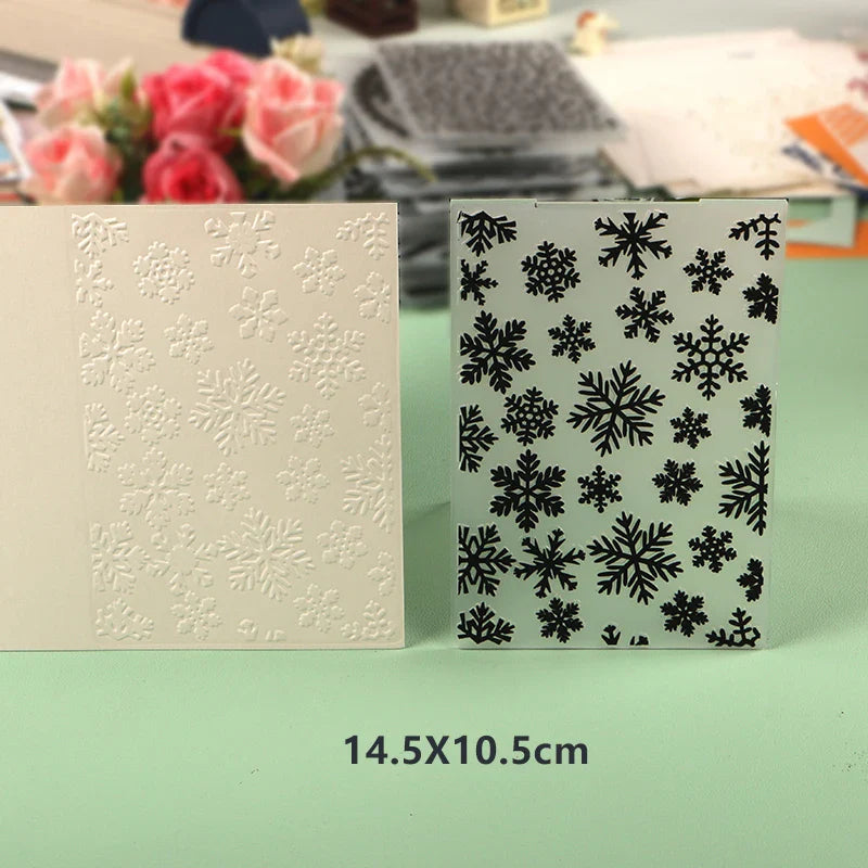 DUOFEN Crafts plastic embossing folder collection 2 paper embossing flower mold Christmas Birthday Easter day wedding Lootquake LLC