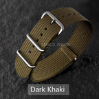 COROS Nylon Ribbed Watch Band For Smartwatch - Military Washable Strap