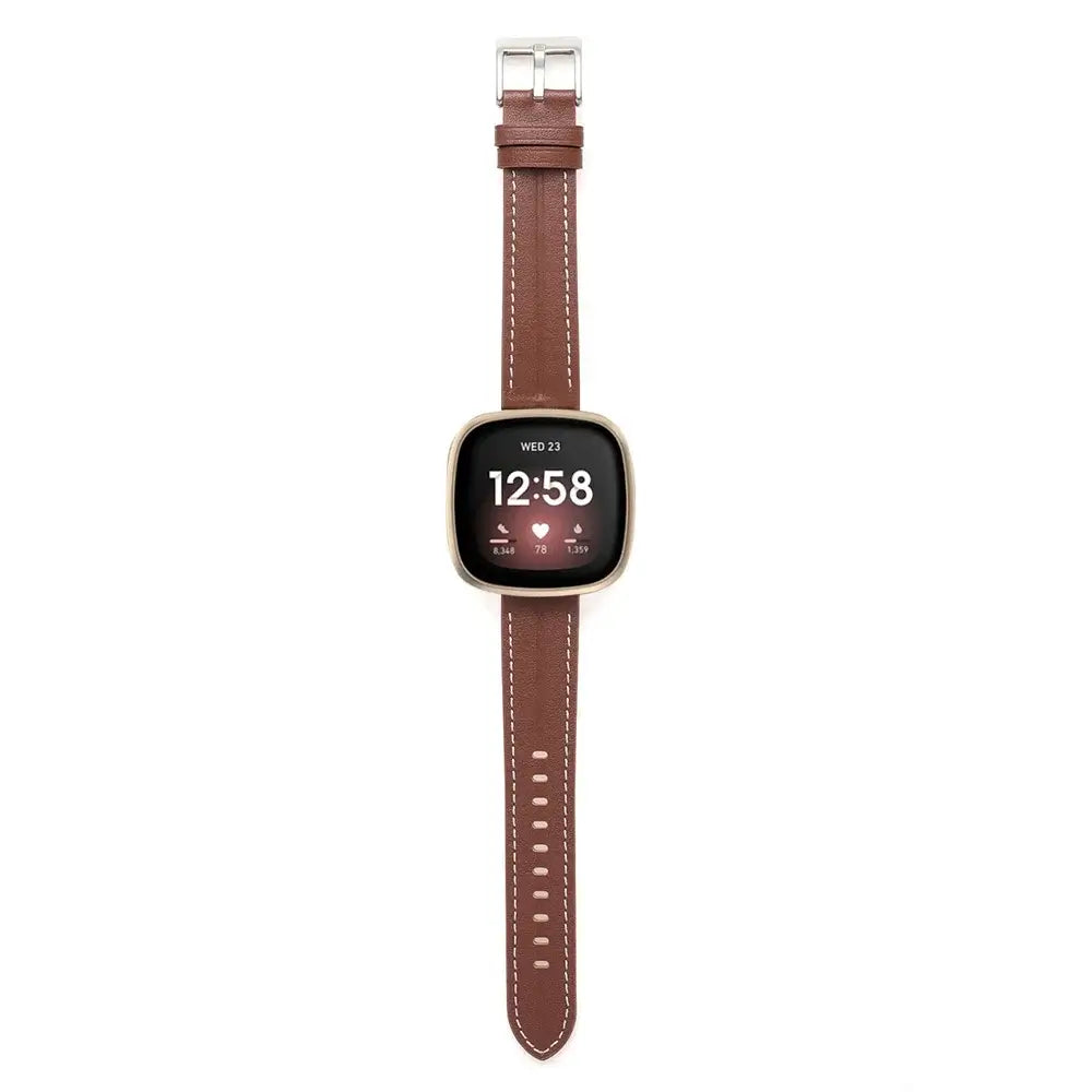 Fitbit Versa & Sense Leather Band - Premium Comfort - SJB-DIAMOND ELITES
