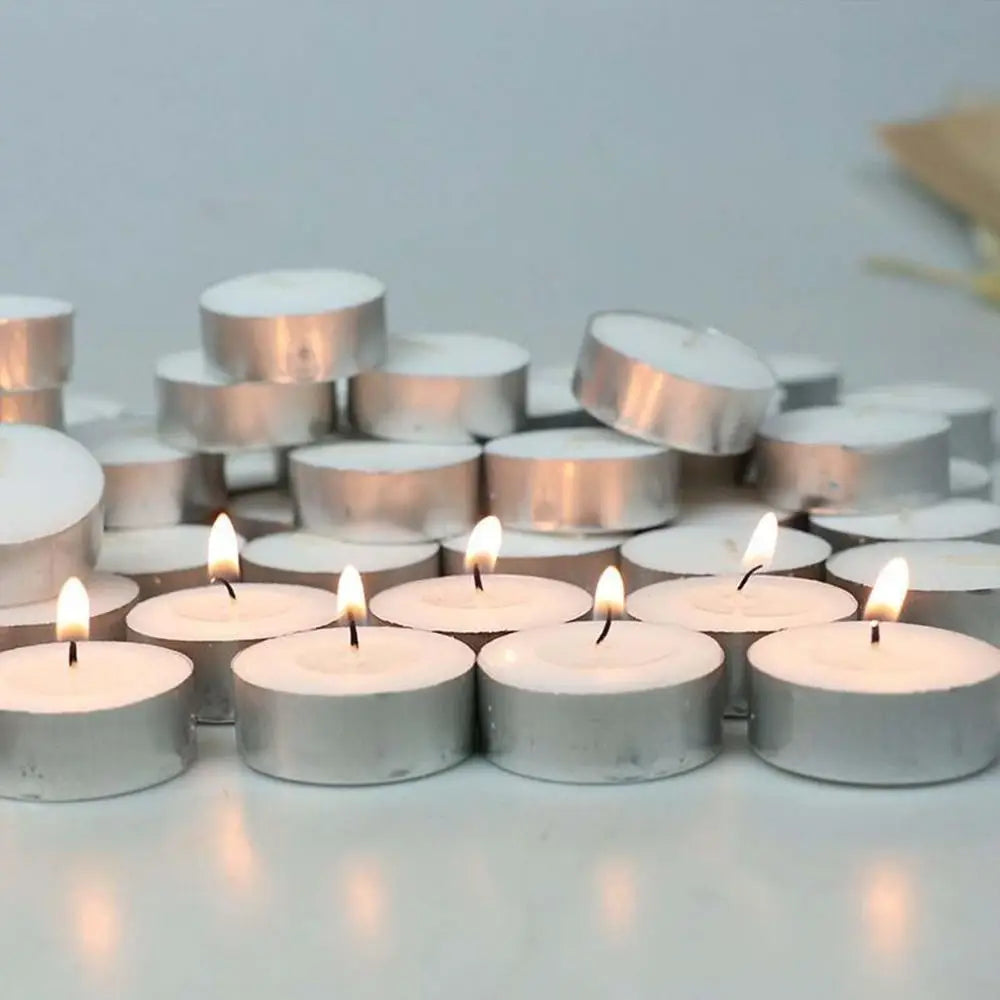 Mini Candle Multipurpose Smoke-free Safe Mini Candle For Weddings Fragrance-free And Convenient Unscented Candles For Bathroom