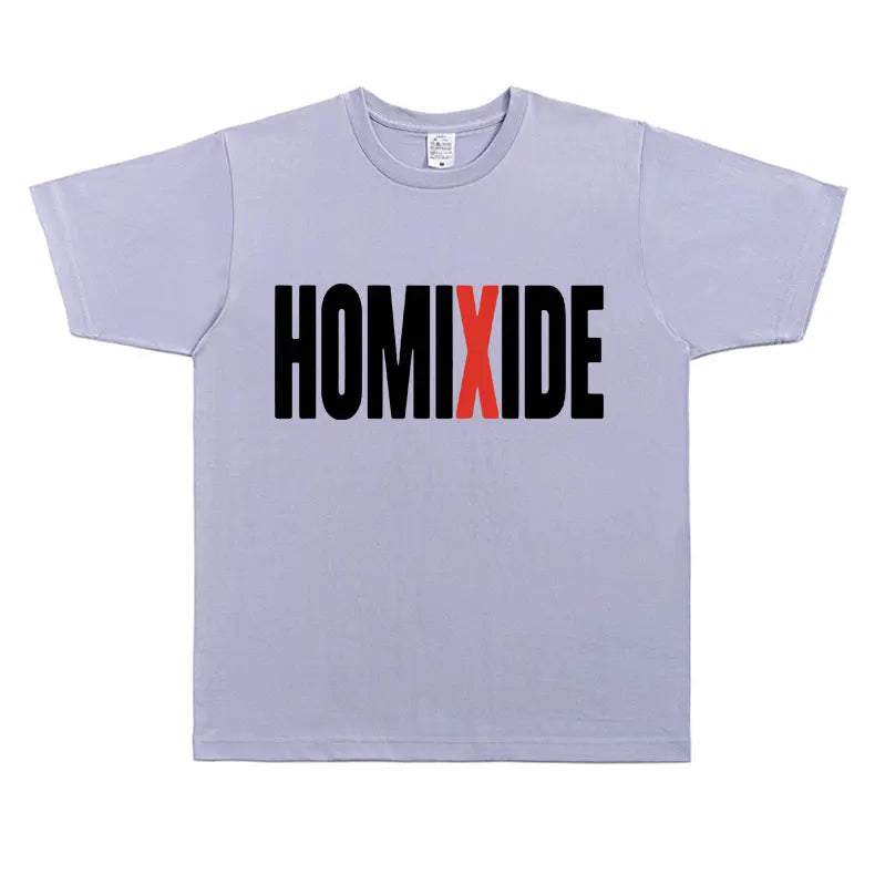 Rapper Homixide Gang Graphic T-shirt Playboi Carti Opium Merch Tshirt Men Women Hip Hop Oversized T Shirts Male Cotton Tops Tees Lootquake LLC