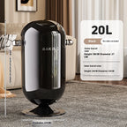 Premium Touch-Free Trash Can Large Capacity Stainless Steel Waste Bin for Living Room Kitchen Bathroom Floating Lid Tall Design Lootquake LLC