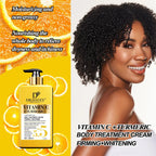Vitamin C Natural Turmeric Brightening Body Lotion, Reduce Blemish, Acne, Smooth , Glowing & Hydration Cream, For All Skin Types Lootquake LLC