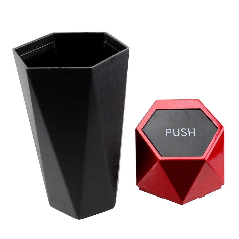 Car Trash Can Mini Garbage Bin Portable Car Dustbin with Lid Leak-proof Auto Trash Bin for Automotive Car Home Bedroom Office Lootquake LLC