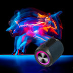Portable Bluetooth Speaker BT5.0 IPX7 Waterproof Stereo Music Surround Wireless Speaker With LED Light Subwoofer Outdoor Speaker Lootquake LLC