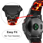 Garmin Resin Band - Sleek QuickFit Design for Style, Comfort - SJB-DIAMOND ELITES