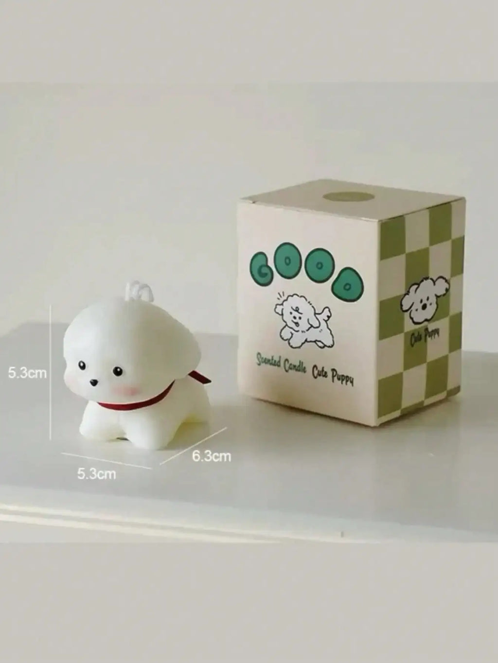 Burning 6h Cartoon 3D Cute White Puppy Candle Home Decor Candle Scented Candle Home Use Girl Aromatherapy Home Aromatic Candle Lootquake LLC