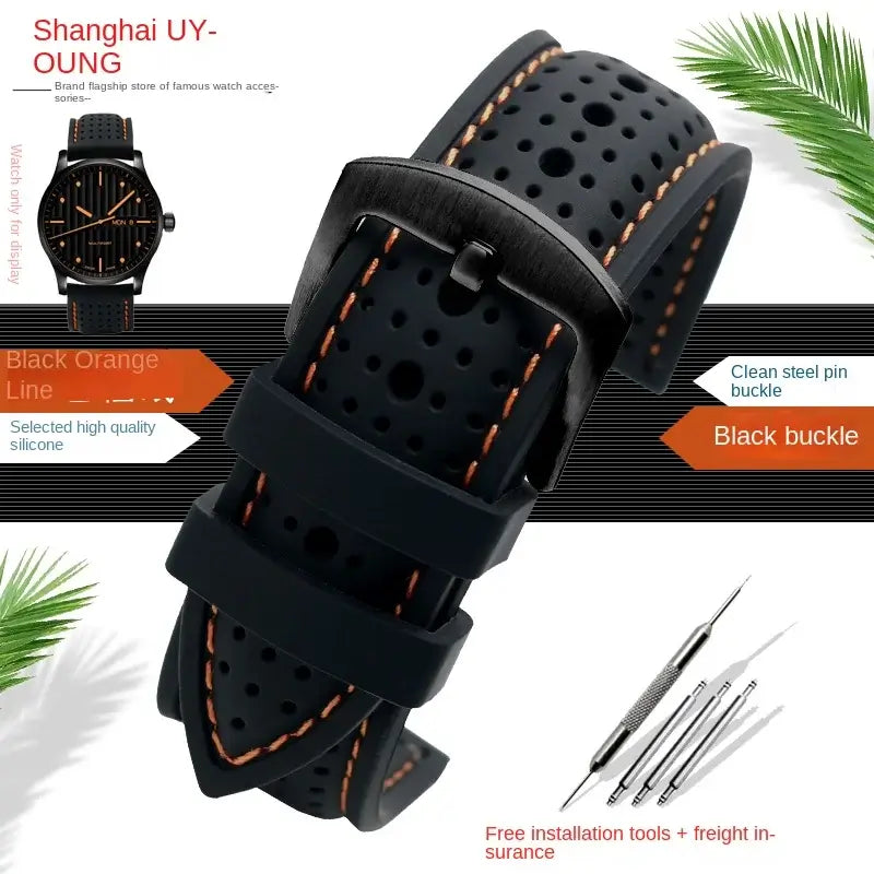 Ticwatch Silicone Band - Breathable, Comfortable, Versatile - SJB-DIAMOND ELITES