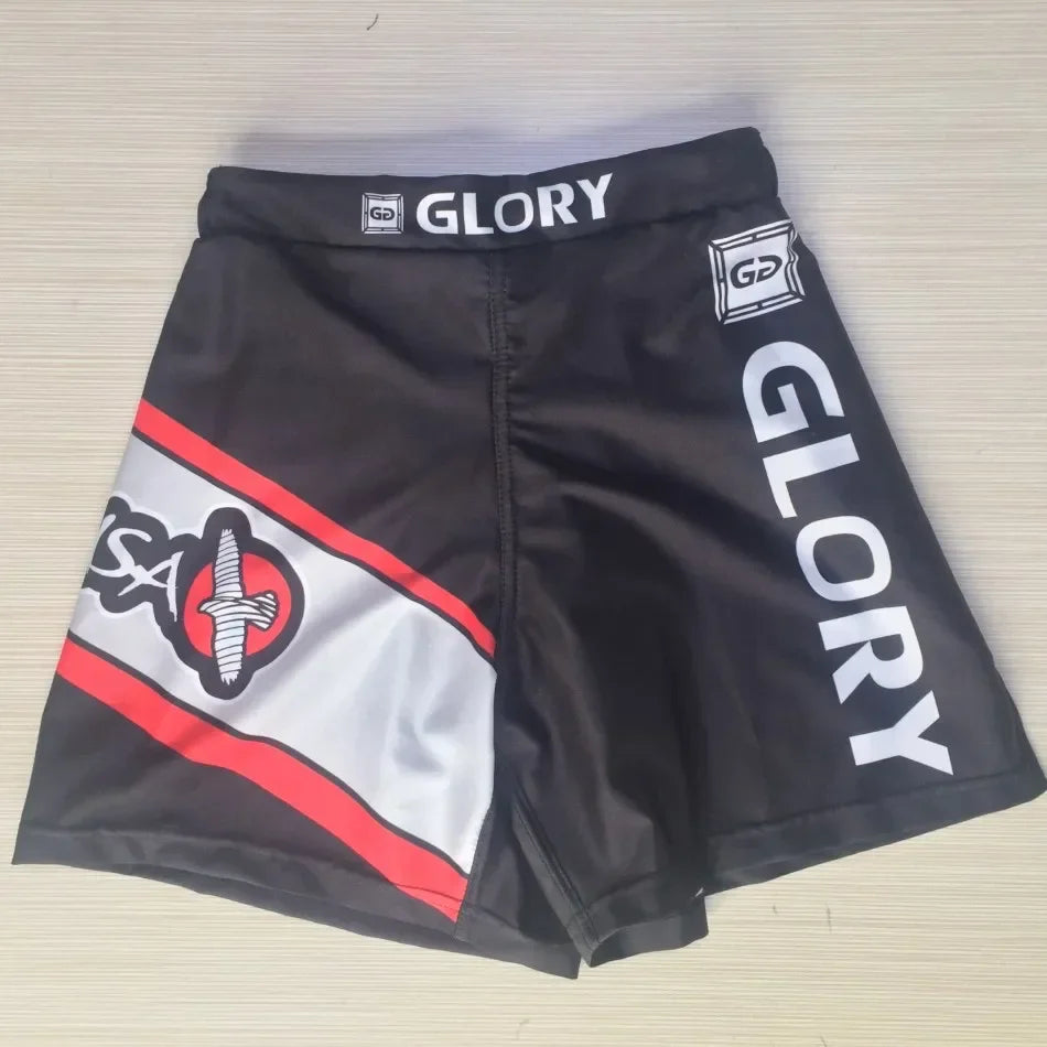 ThunderStrike Quick-Dry Muay Thai Shorts THRIXINE