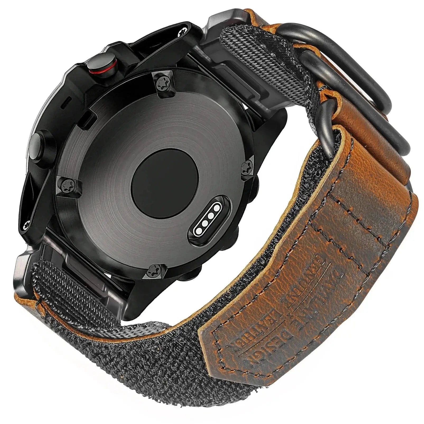 Genuine Leather Garmin Watch Strap - QuickFit Stylish Band - SJB-DIAMOND ELITES
