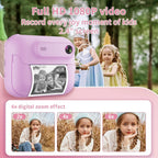 S8 Instant Print Camera for Children 1300mAh Kids Camere Printer 1080P HD Digital Camera for Girls Boys Birthday Gifts Lootquake LLC