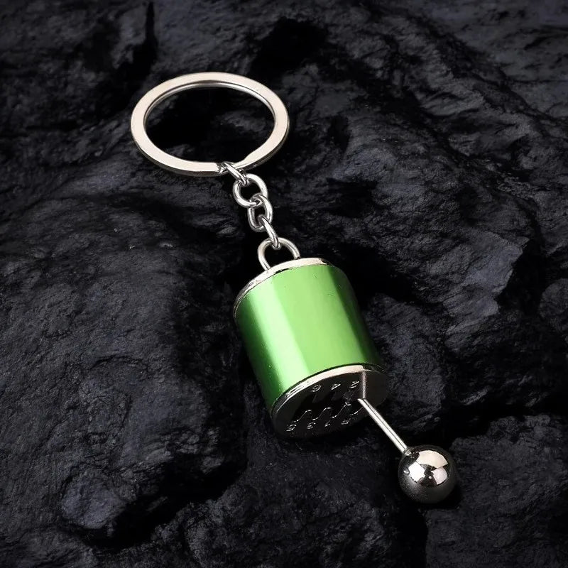 Personalized Keychain Creative Metal Mini Car Parts Manual Transmission Auto Keyring Accessories Key Ring Chain Men Lover Gift